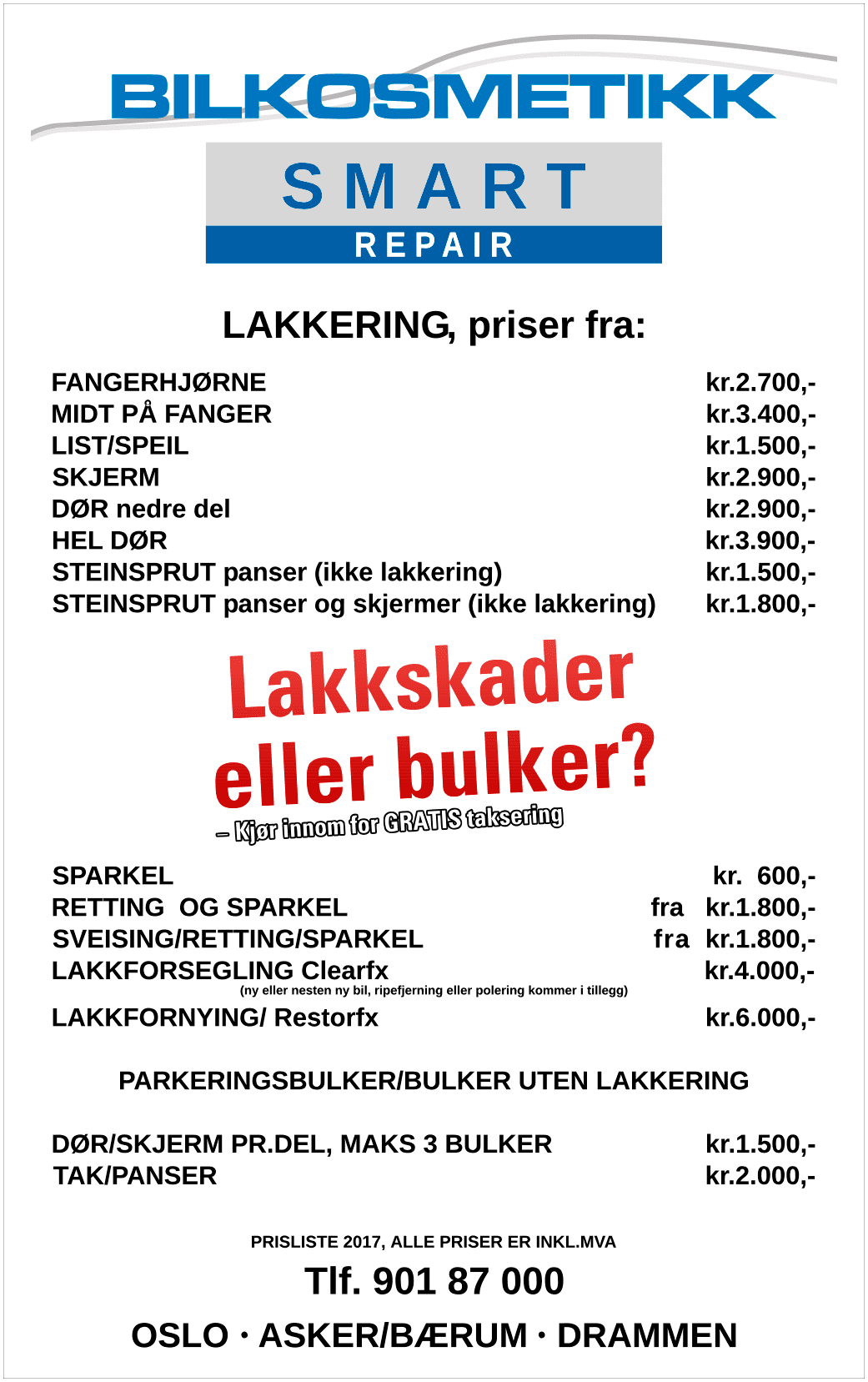 Bilkosmetikk priser 2017